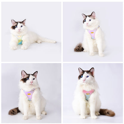 Adjustable Waterproof Leather Pet Harness for Small Dogs